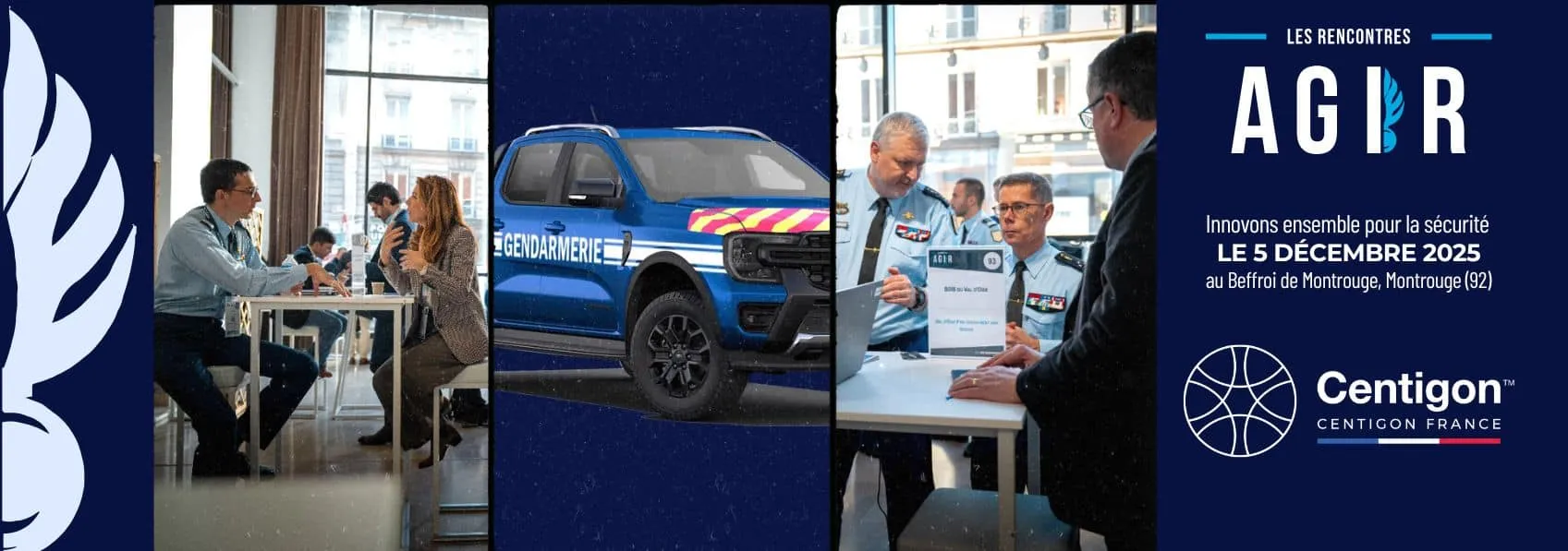 Centigon France aux côtés de la Gendarmerie lors des Rencontres AGIR